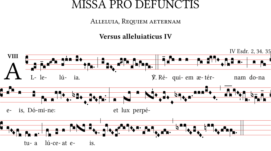 Alleluia Requiem Aeternam Gregorianum Org