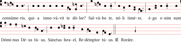 Rorate Cæli Desuper (Liber Usualis) - Gregorianum.org